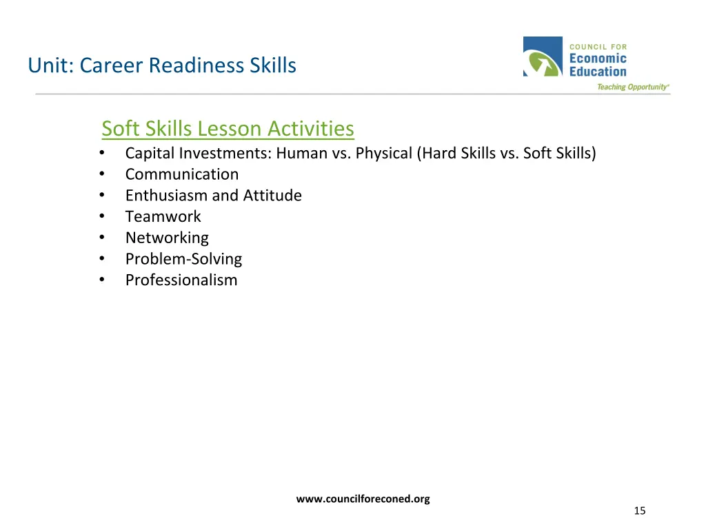 unit career readiness skills 3