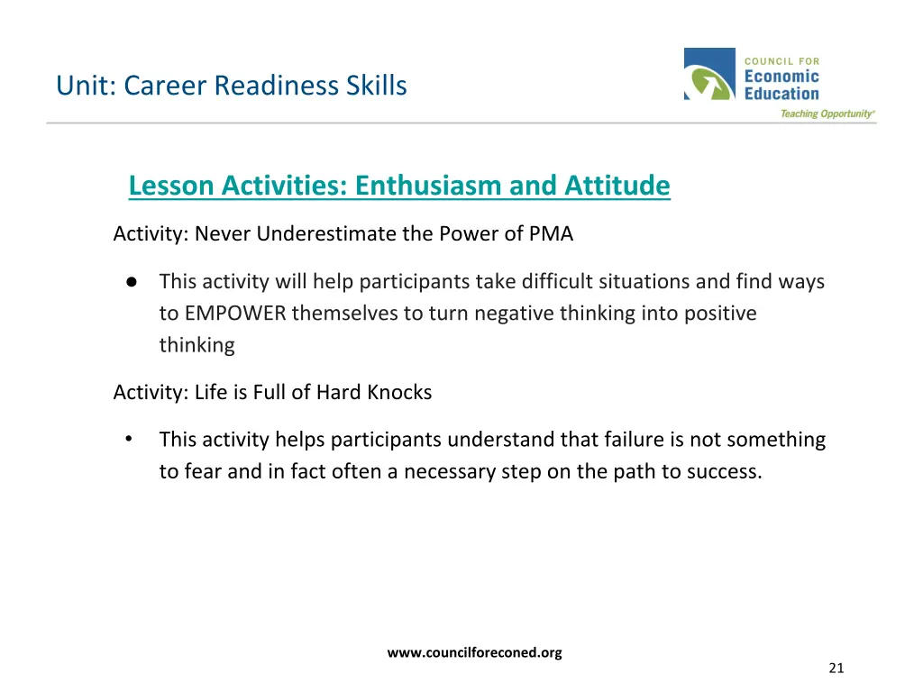 unit career readiness skills 9