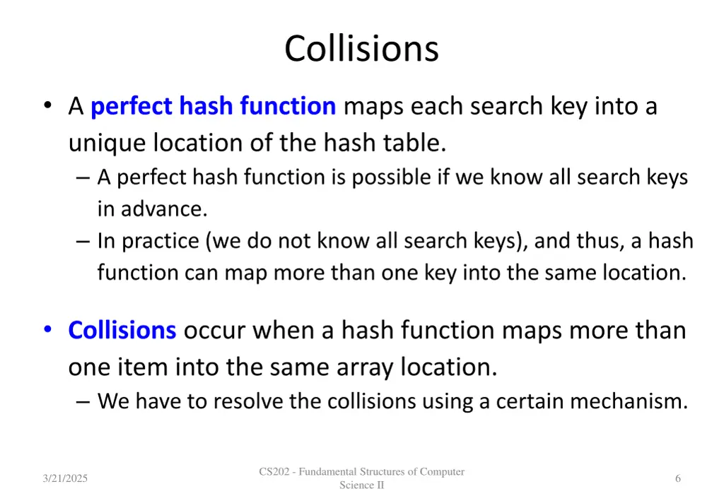 collisions