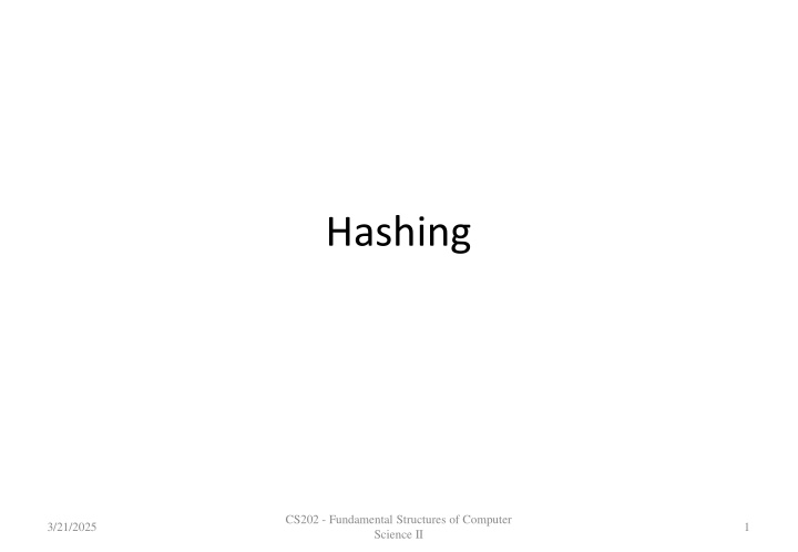 hashing