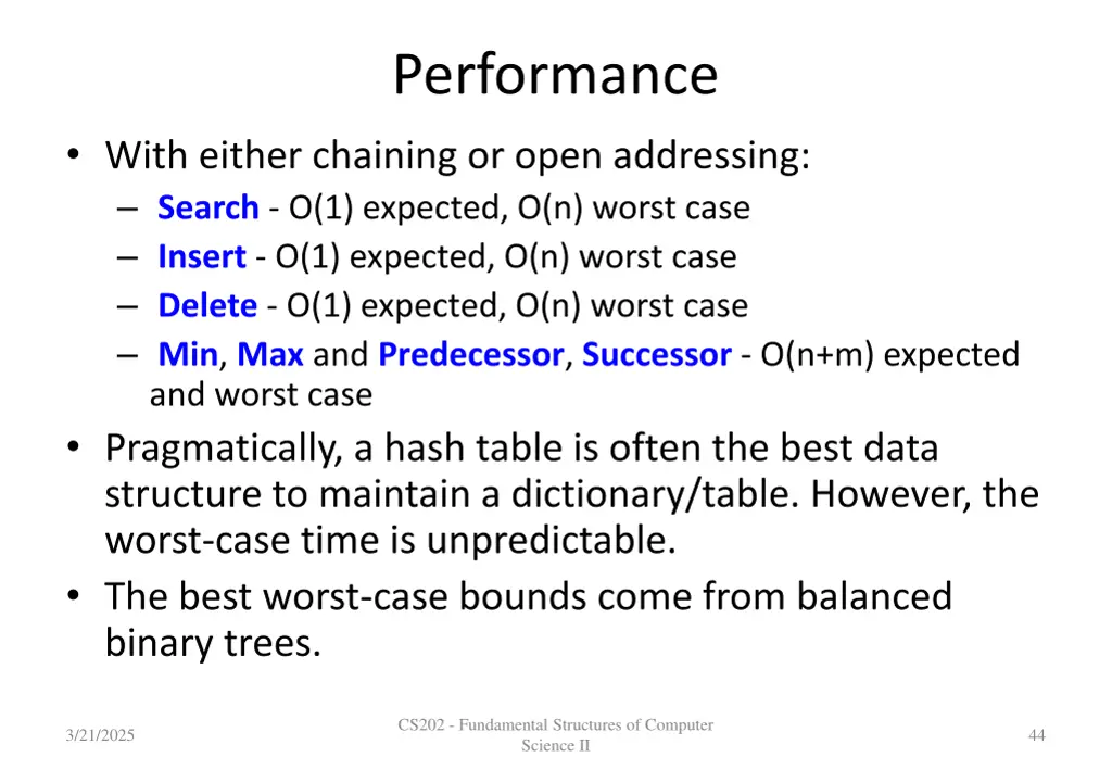 performance