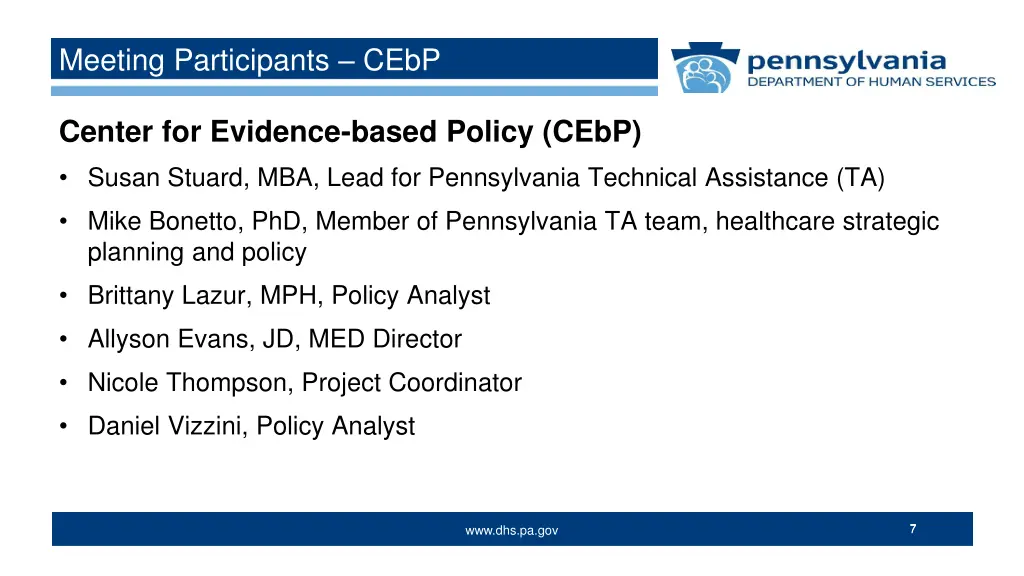 meeting participants cebp