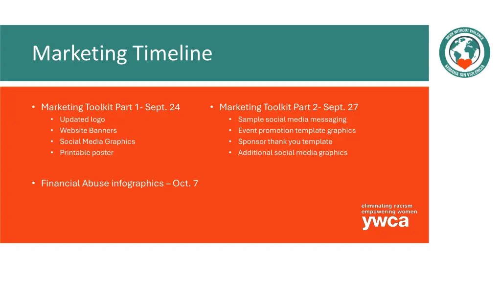 marketing timeline