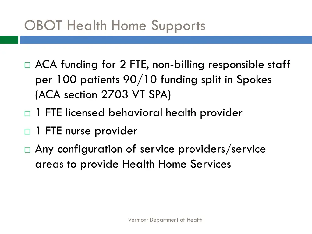 obot health home supports