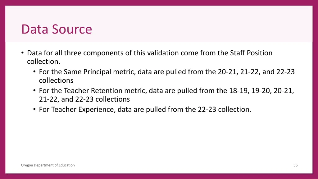 data source