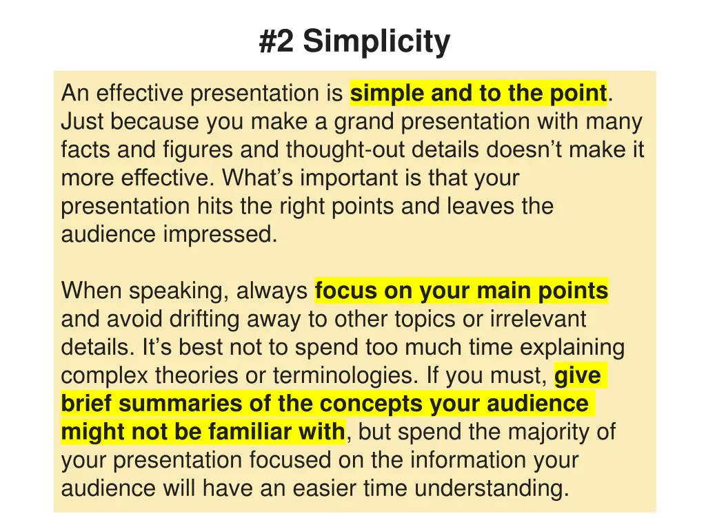 2 simplicity