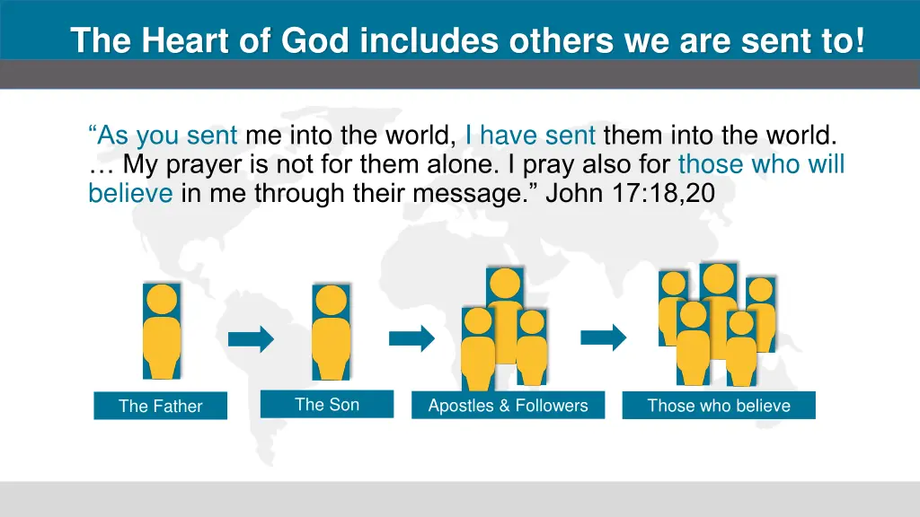the heart of god includes others we are sent to
