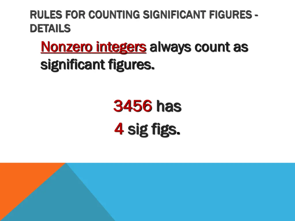 rules for counting significant figures details