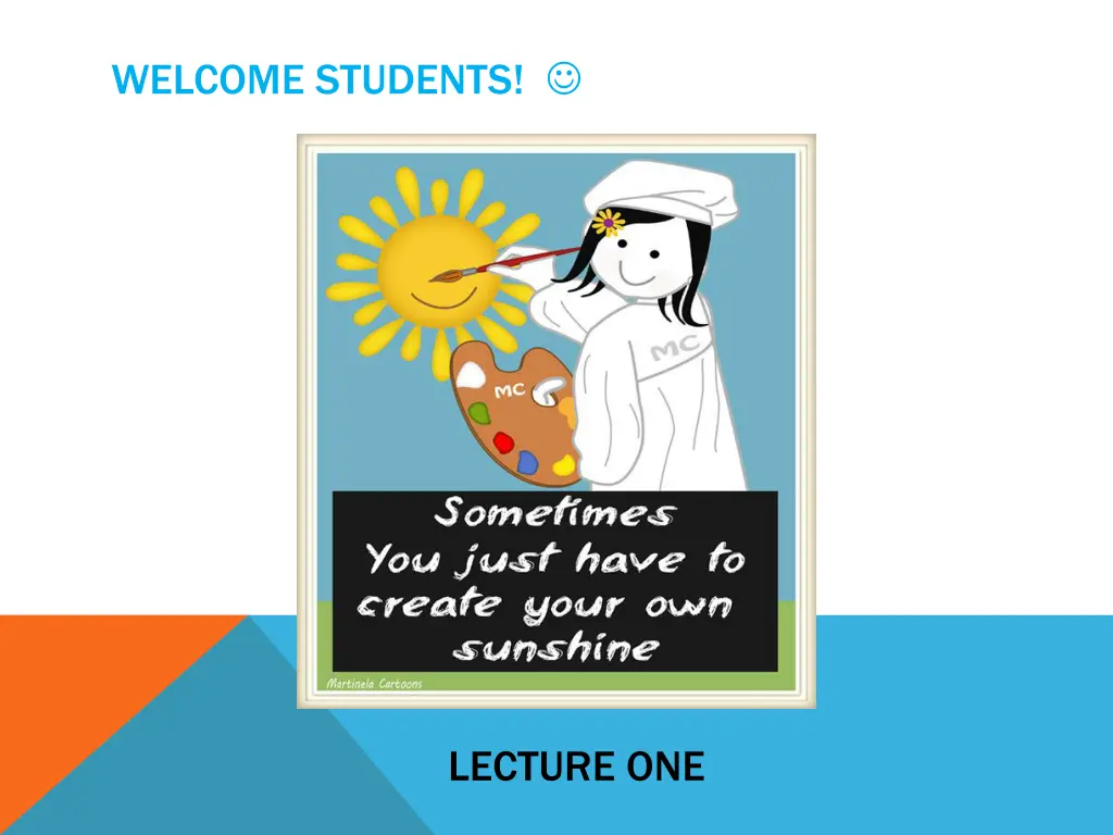 welcome students