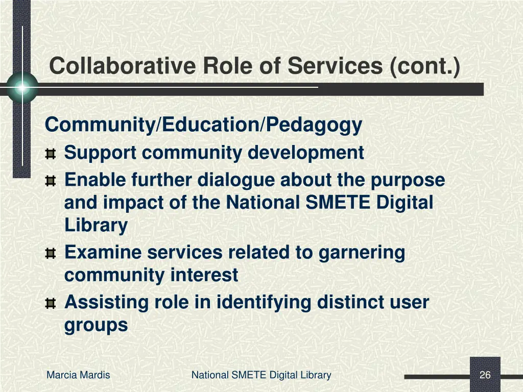 collaborative role of services cont 2