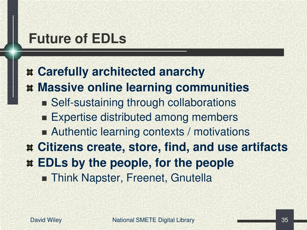 future of edls