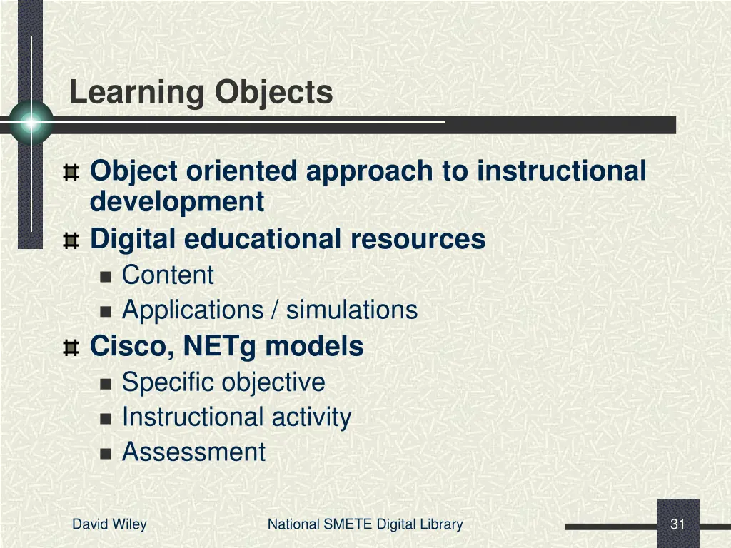 learning objects