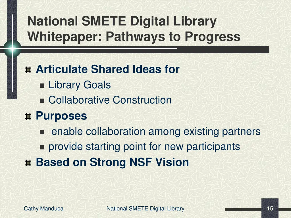 national smete digital library whitepaper