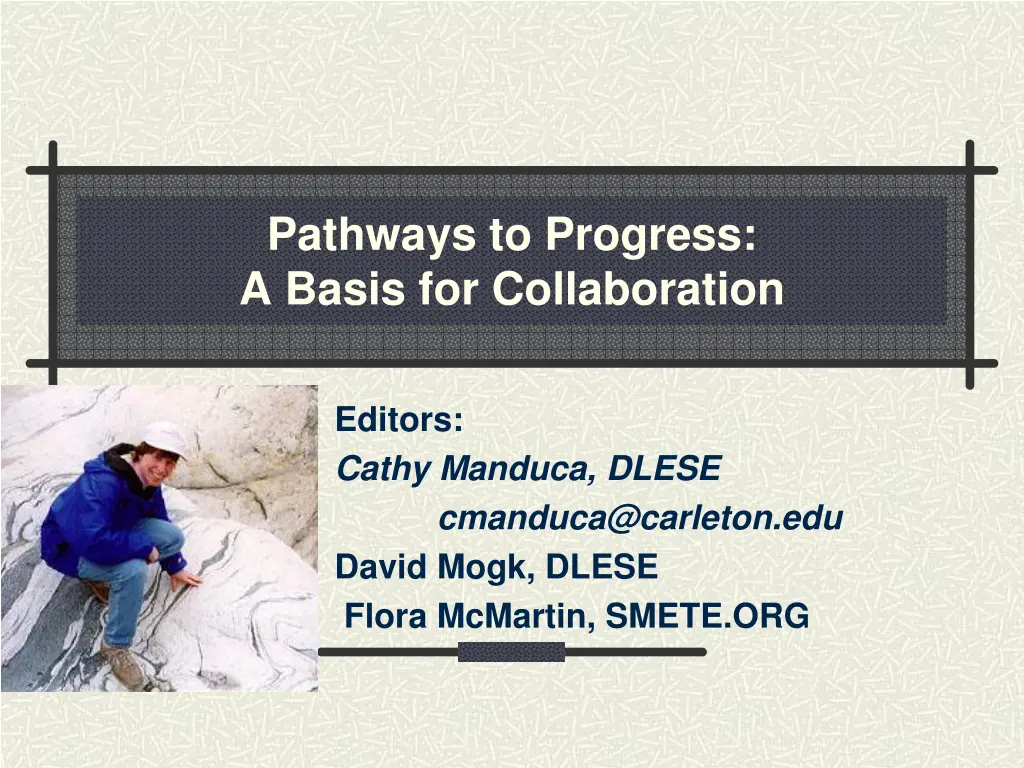 pathways to progress a basis for collaboration