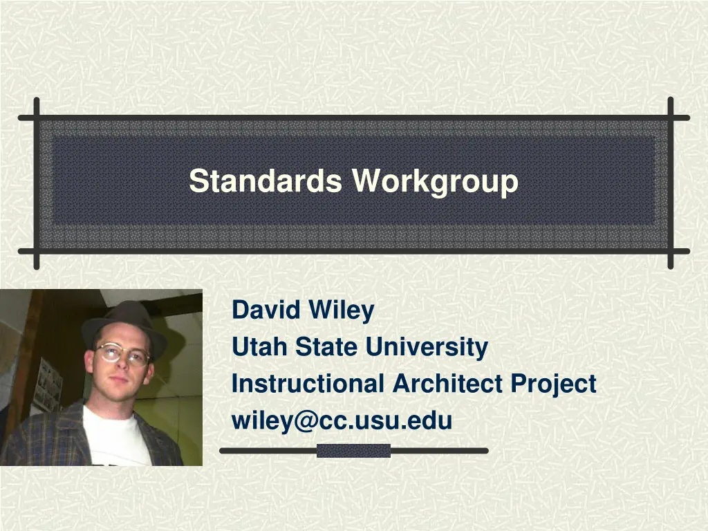 standards workgroup