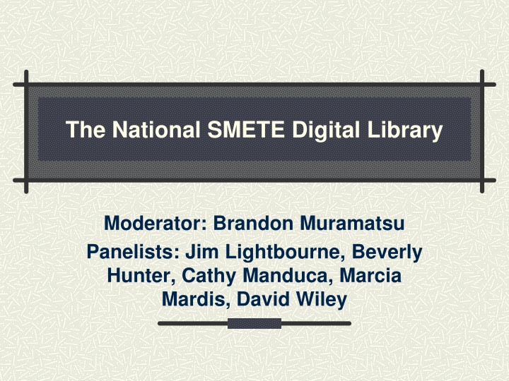 the national smete digital library