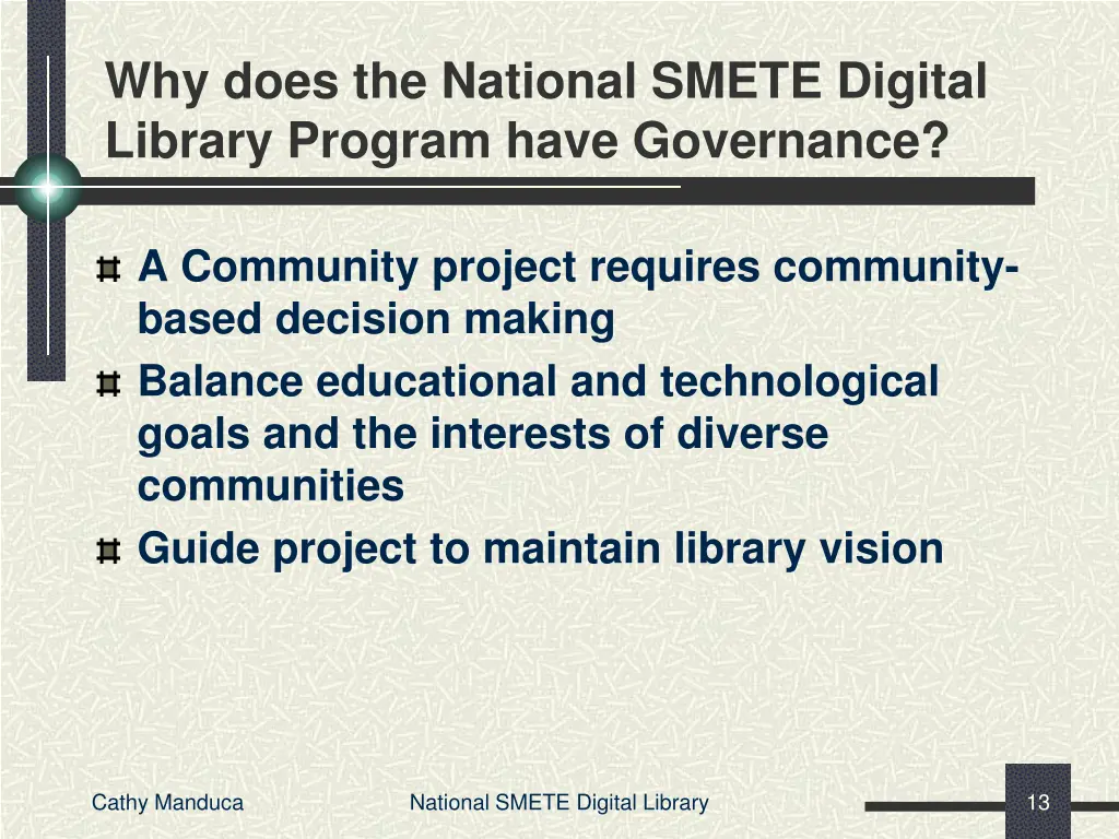 why does the national smete digital library