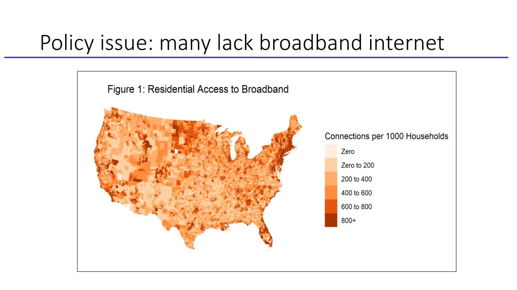 policy issue many lack broadband internet