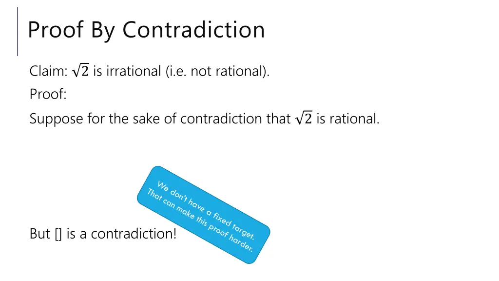 proof by contradiction 3