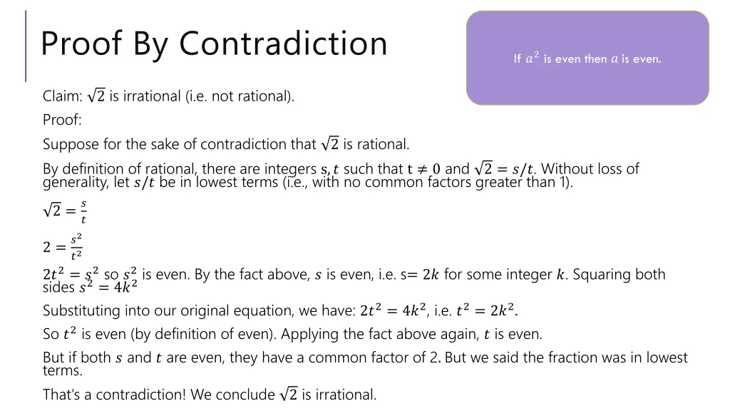 proof by contradiction 6