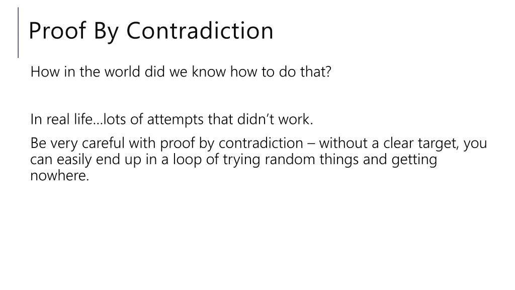 proof by contradiction 7