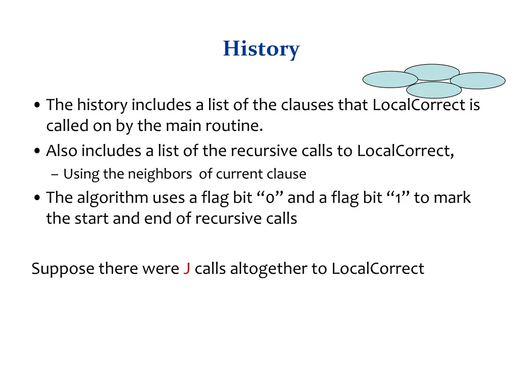 history