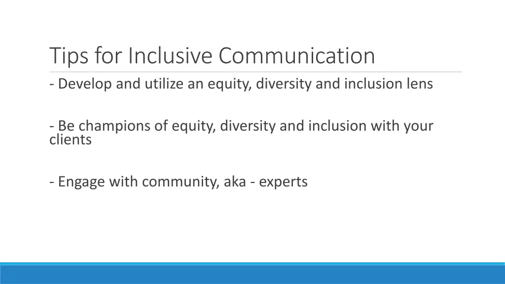 tips for inclusive communication develop