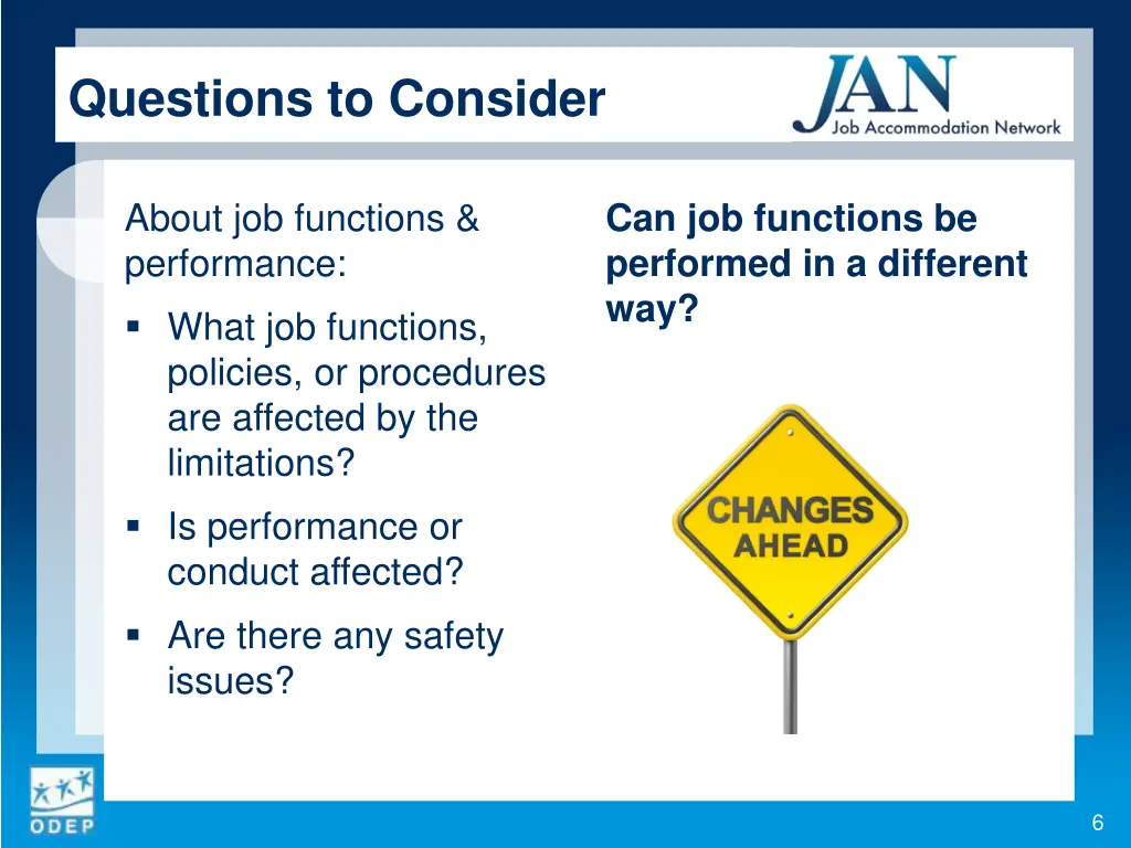 questions to consider 1