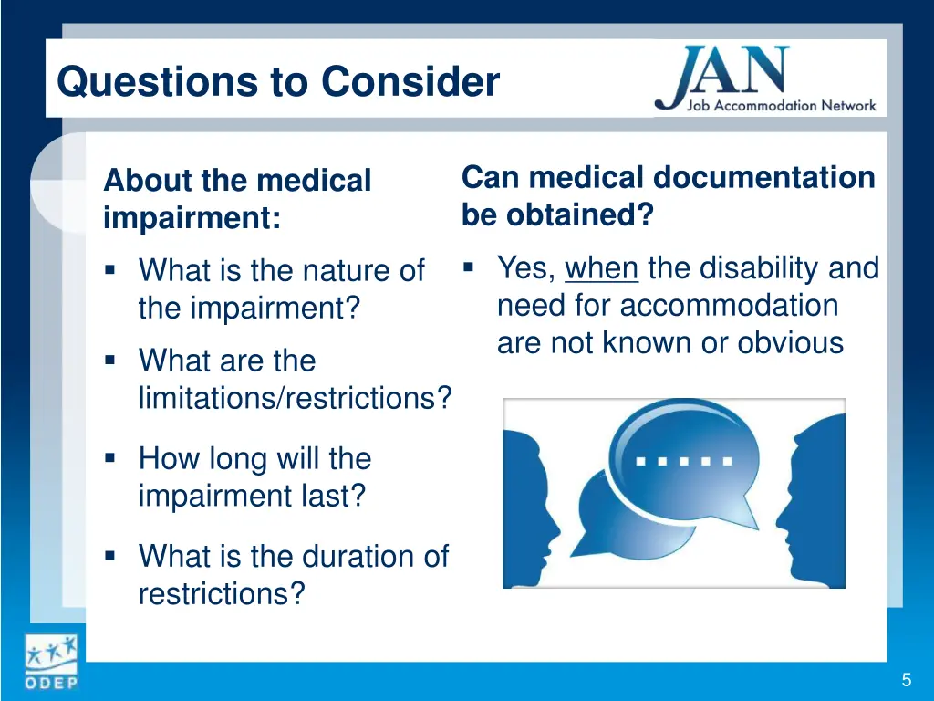 questions to consider