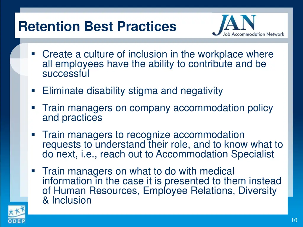 retention best practices