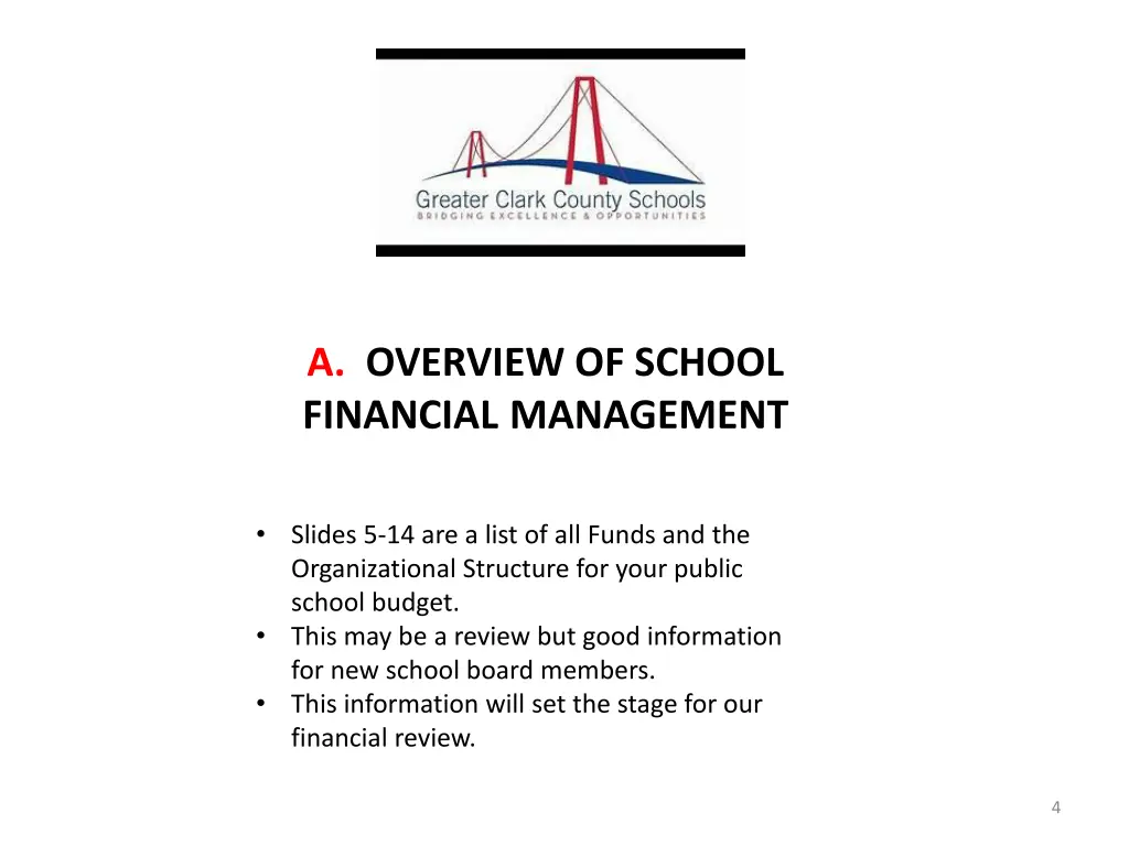a overview of school financial management