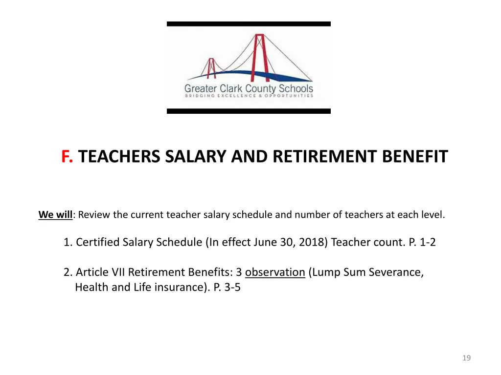 f teachers salary and retirement benefit