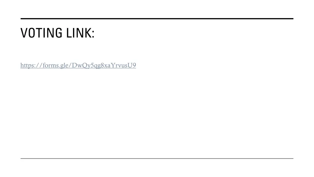 voting link