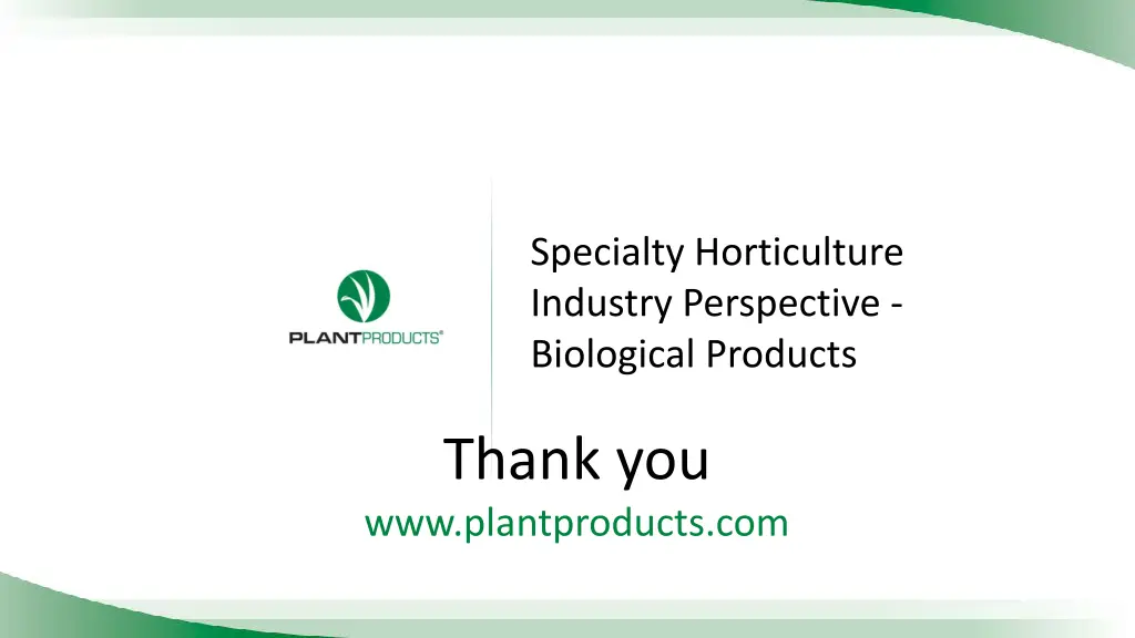 specialty horticulture industry perspective 1
