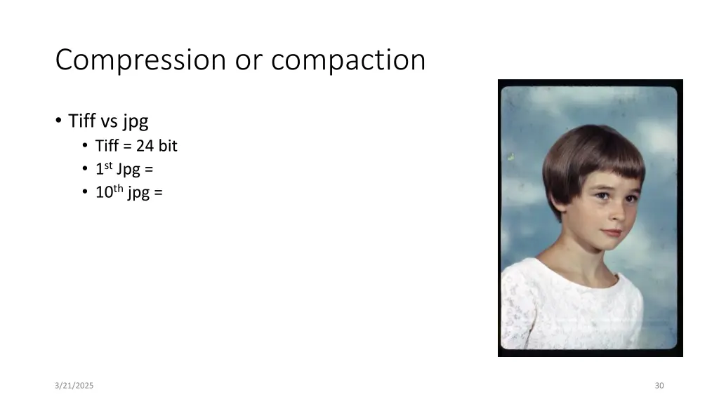 compression or compaction