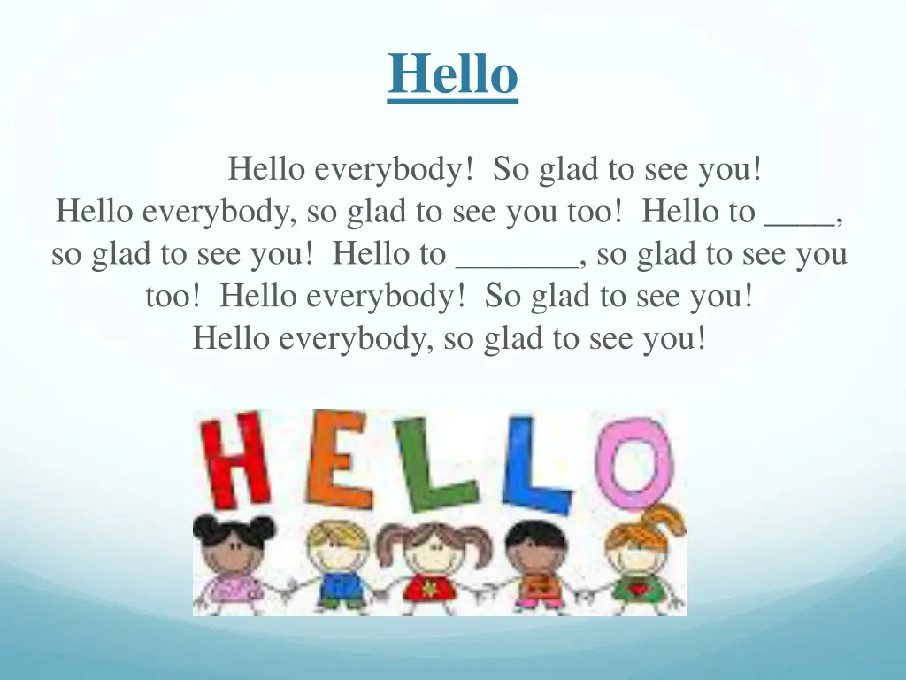 hello