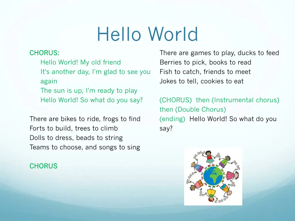 hello world