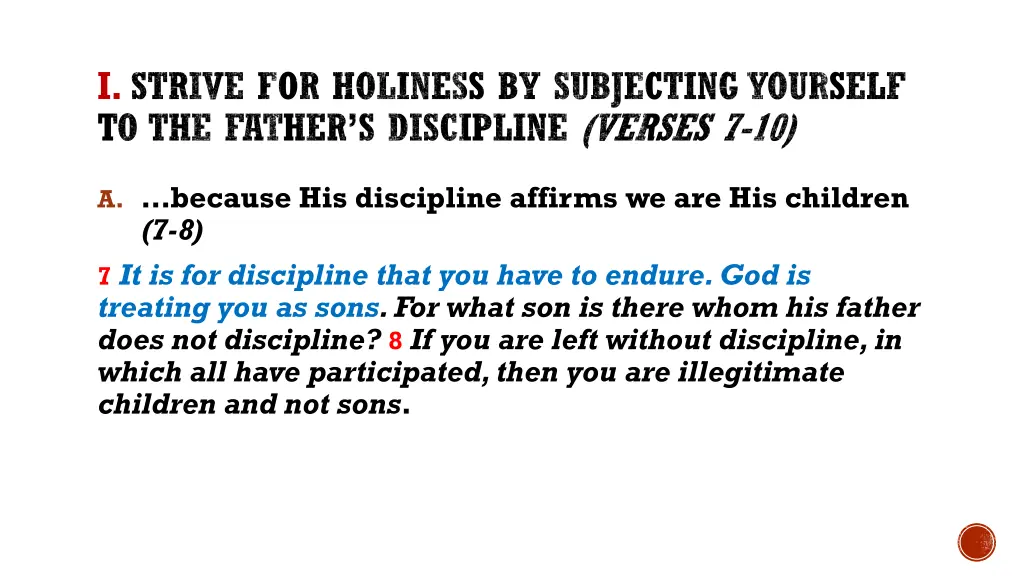 i strive for holiness by subjecting yourself 1
