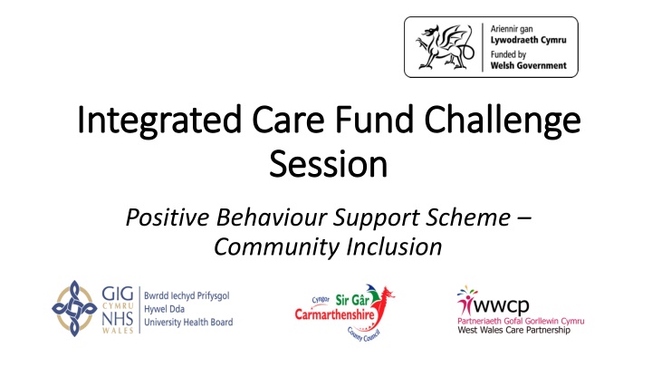 integrated care fund challenge integrated care