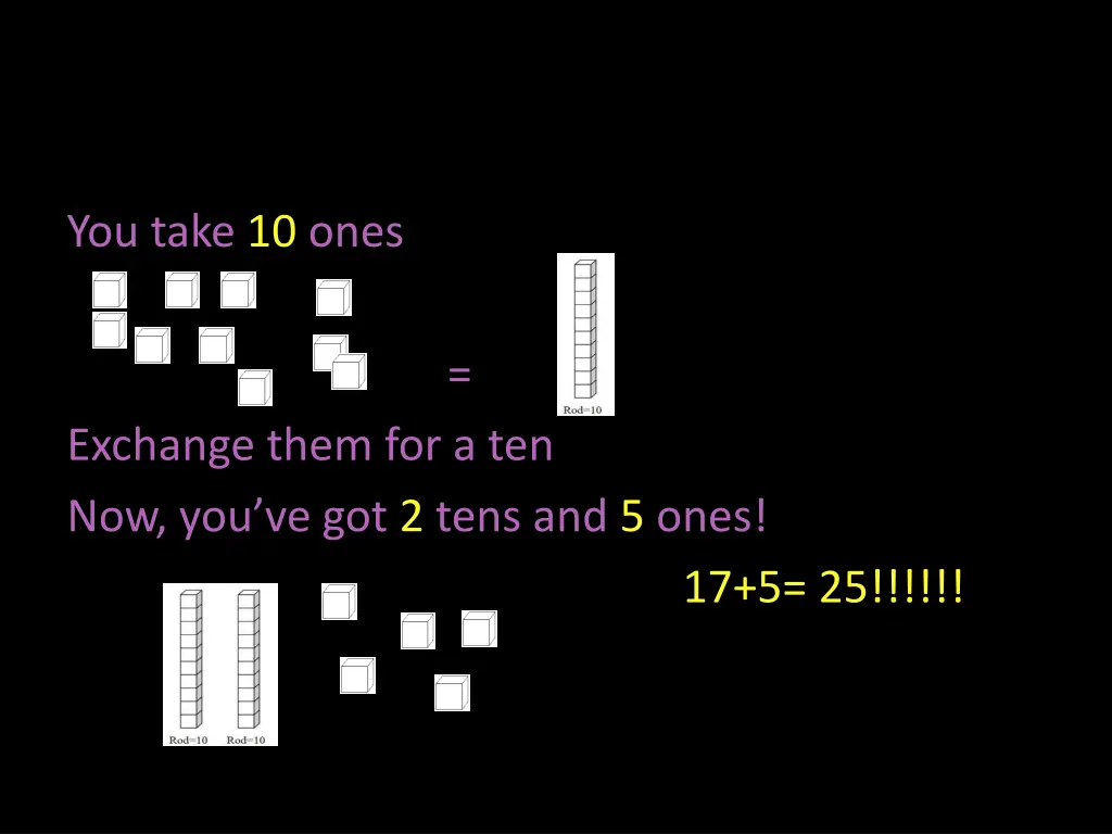you take 10 ones