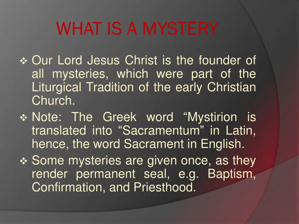 what is a mystery 13