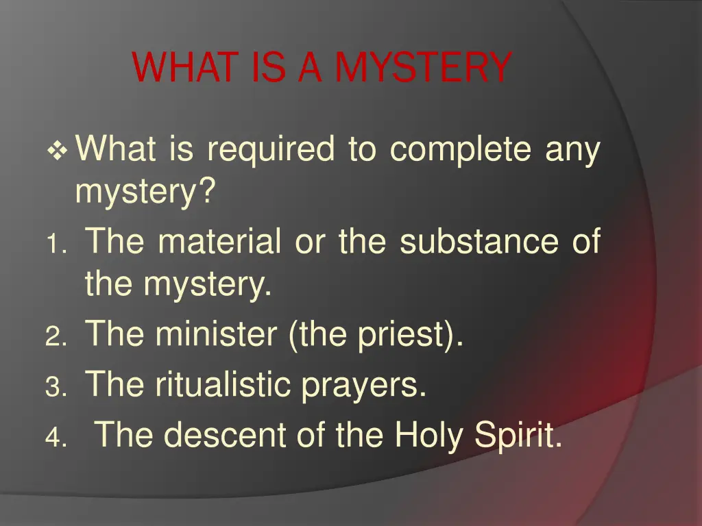 what is a mystery 16