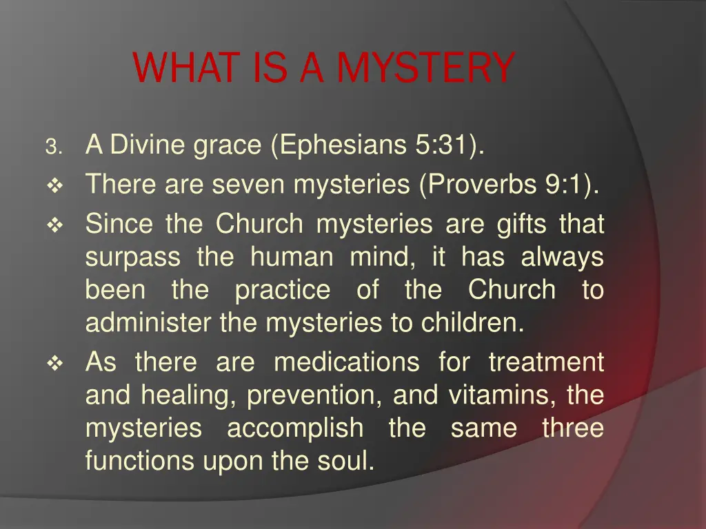 what is a mystery 18