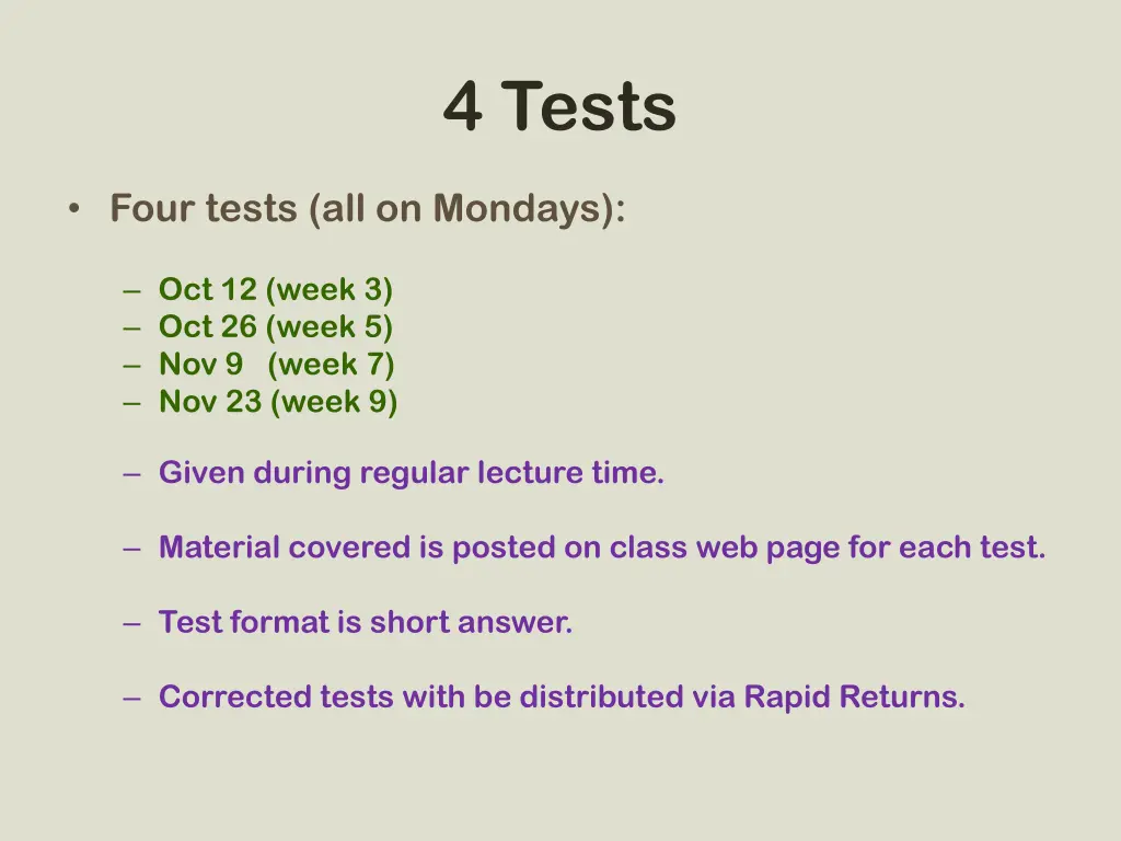 4 tests