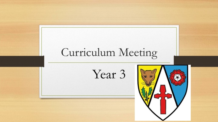 curriculum meeting