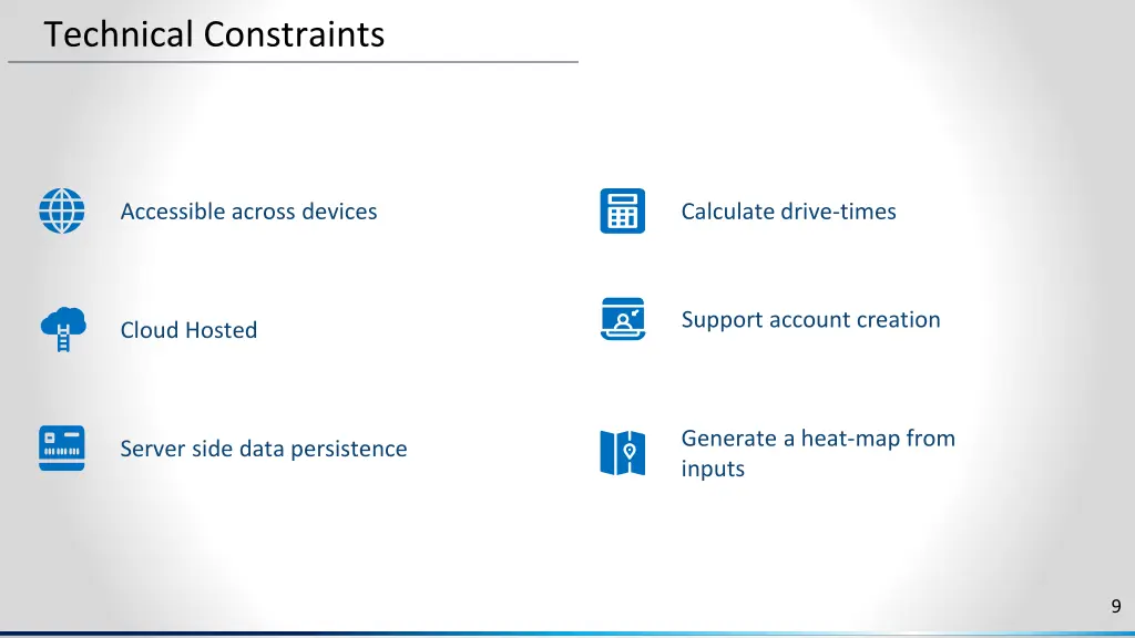 technical constraints