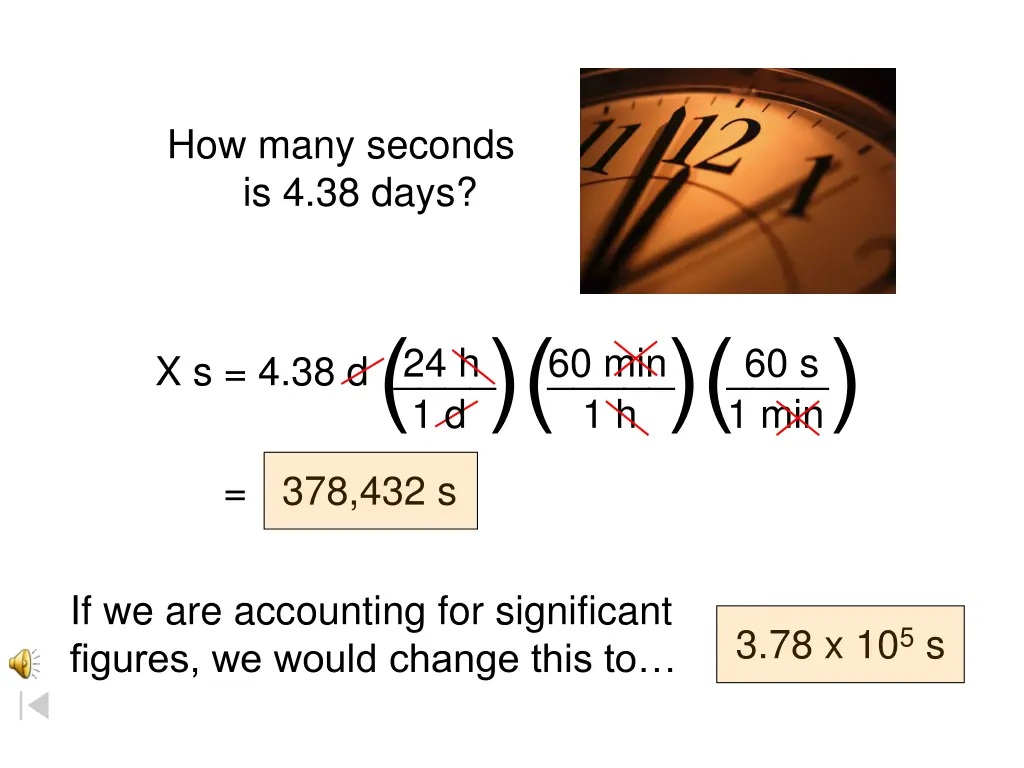 how many seconds is 4 38 days