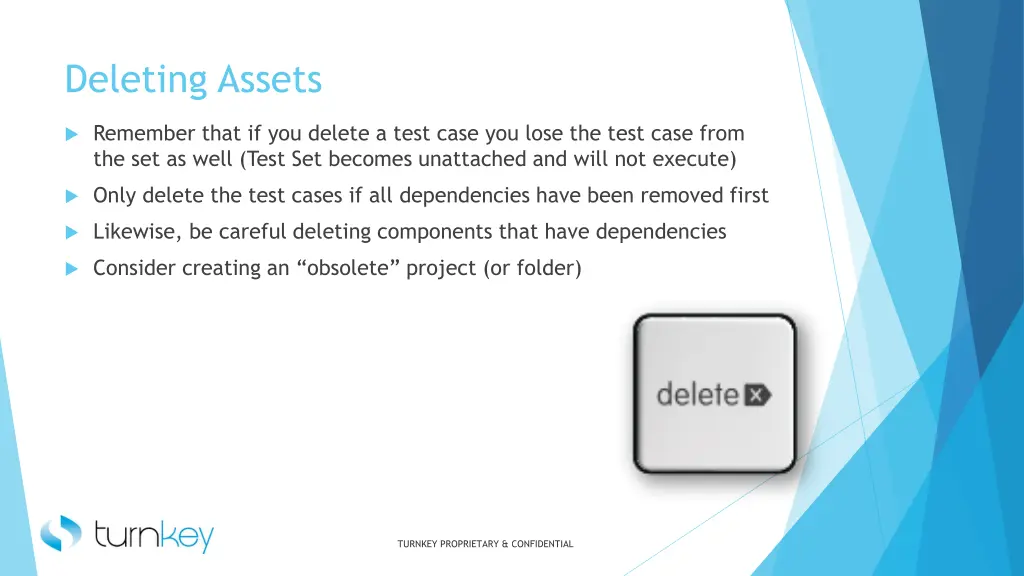 deleting assets