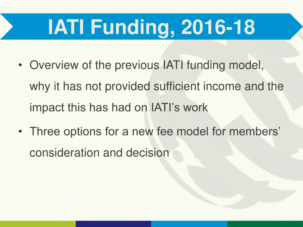 iati funding 2016 18