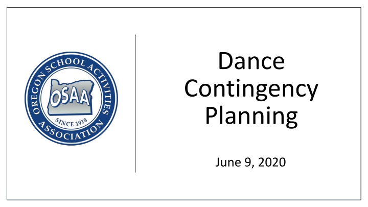 dance contingency planning
